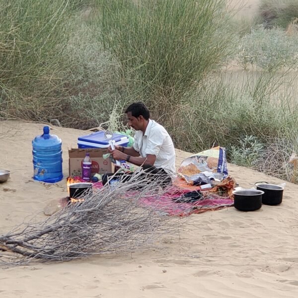 camel safari in jaisalmer