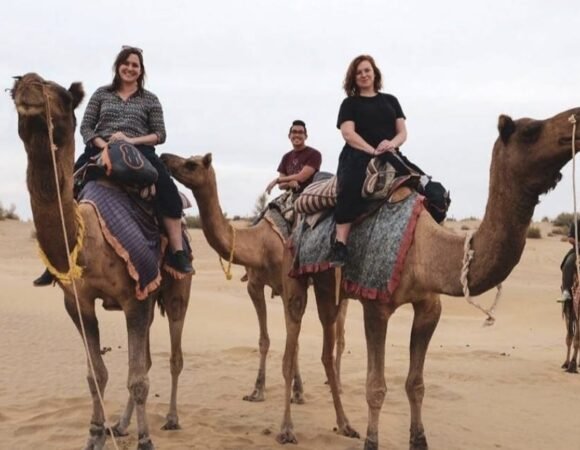 Half-Day Sunset Camel Safari in Rajasthan